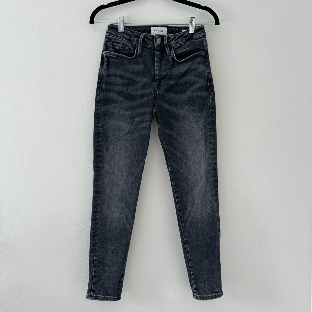 FRAME le One Skinny Jeans Stretch Gray Size 1